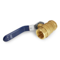 1 1/2" LF lead free stainless steel brass ball valves